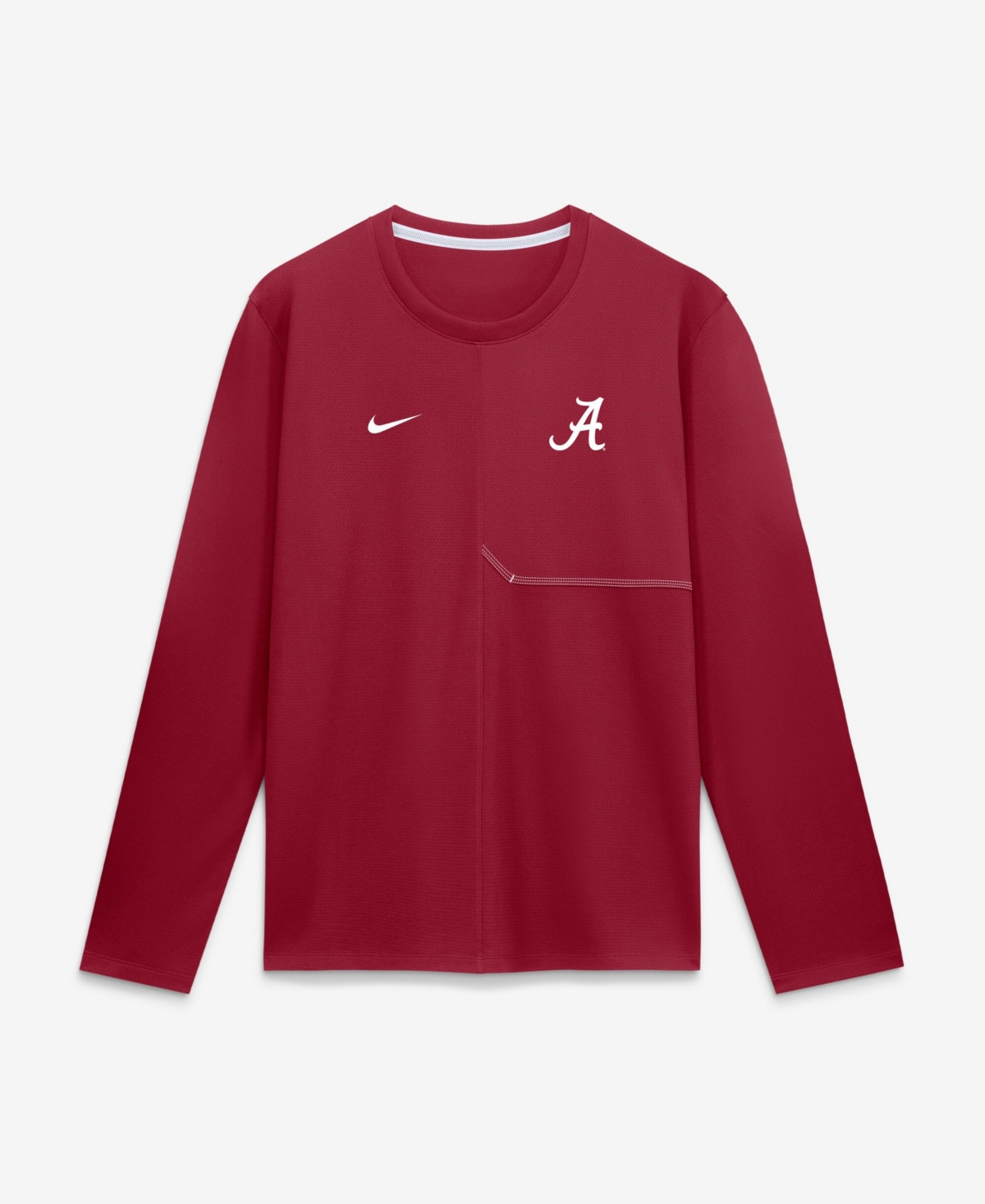 Nike Men's Crimson Alabama Tide 2026 Sideline Coaches Uv Dri-fit Long Sleeve Shirt