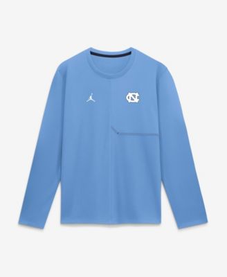 Men's Carolina Blue North Carolina Tar Heels 2026 Sideline Coaches UV Dri-FIT Long Sleeve Shirt
