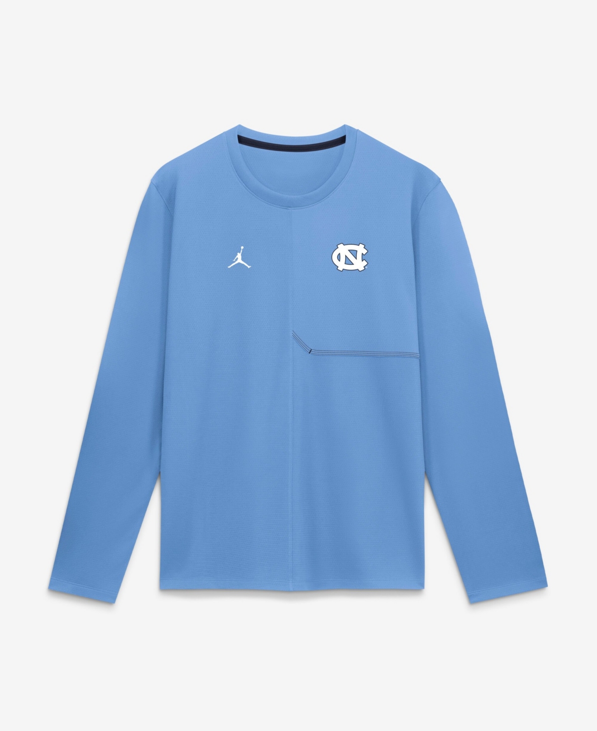 Jordan Men's Carolina Blue North Tar Heels 2026 Sideline Coaches Uv Dri-fit Long Sleeve Shirt