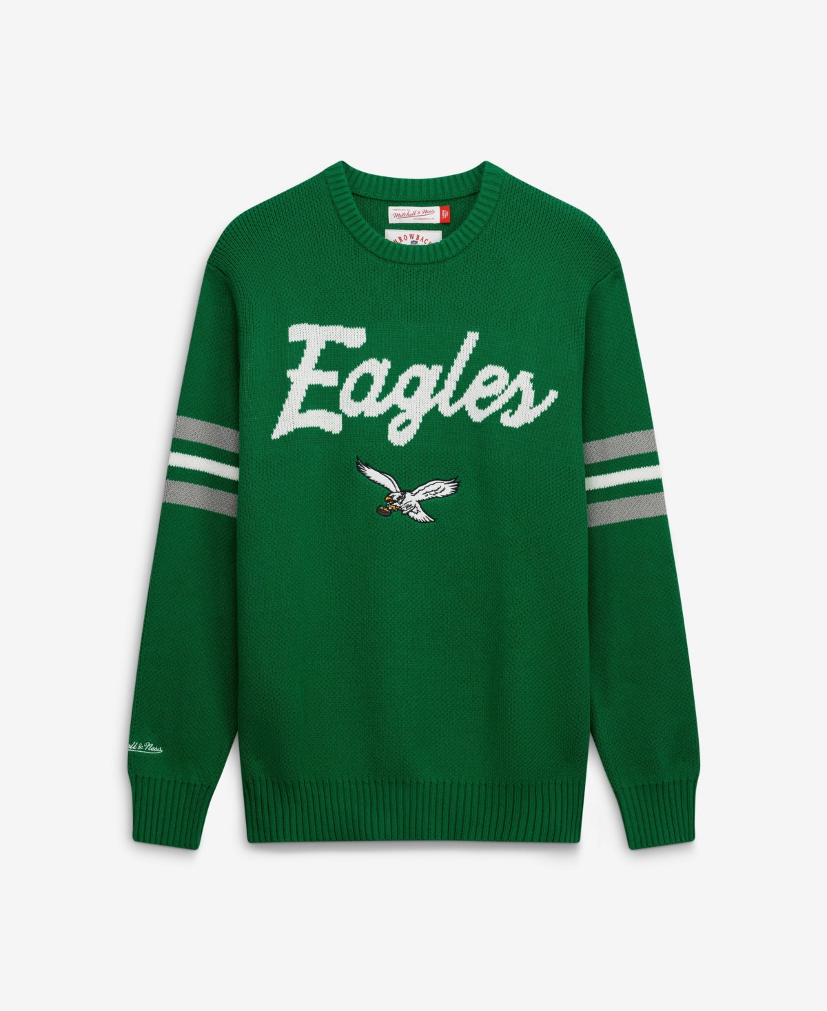 Mitchell & Ness Men's Kelly Green Philadelphia Eagles Head Coach Sweater