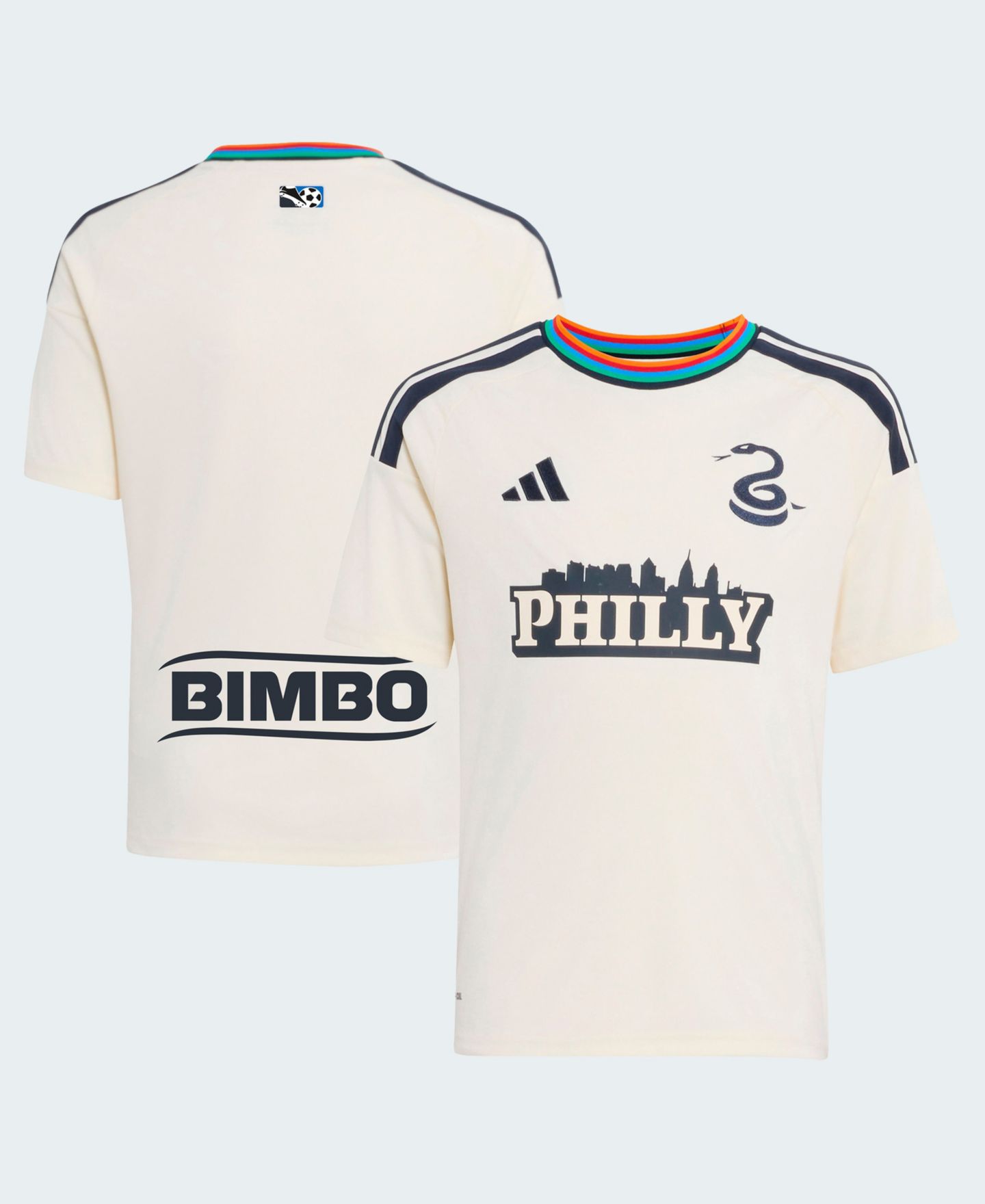 Детский топ adidas Tan Philadelphia Union 2026 Archive Replica Jersey — фото 1