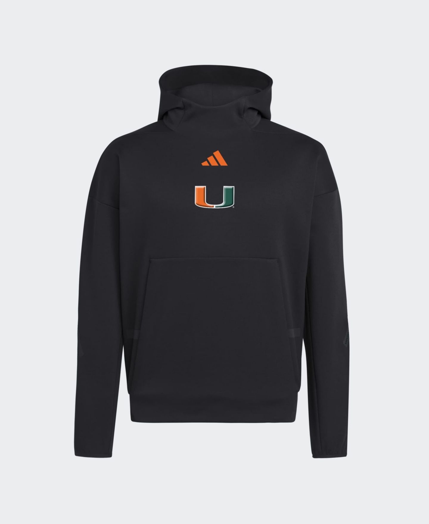 Мужское худи adidas Black Miami Hurricanes Z.N.E — фото 1