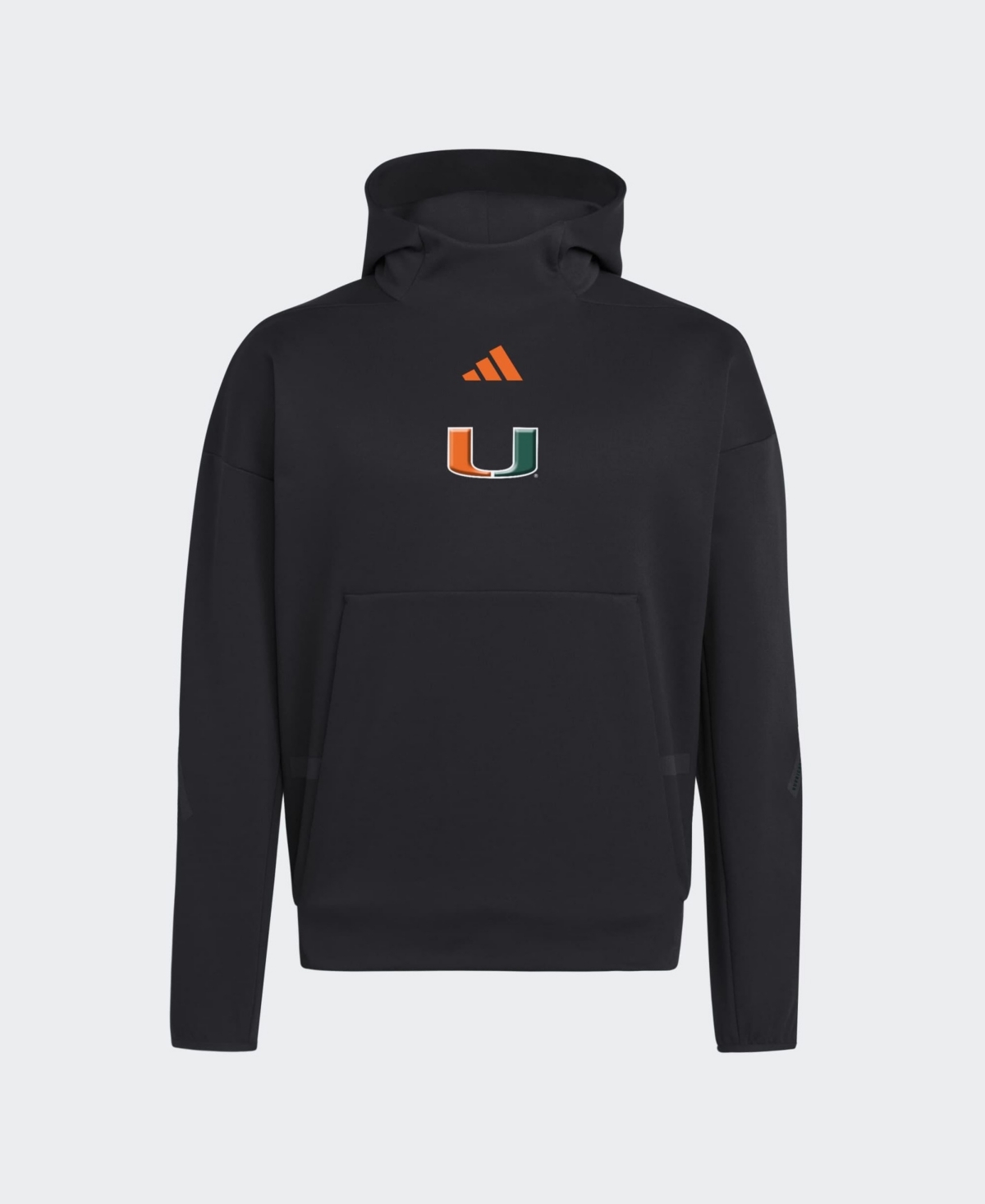 adidas Men's Black Miami Hurricanes Z.n.e Hoodie - Black