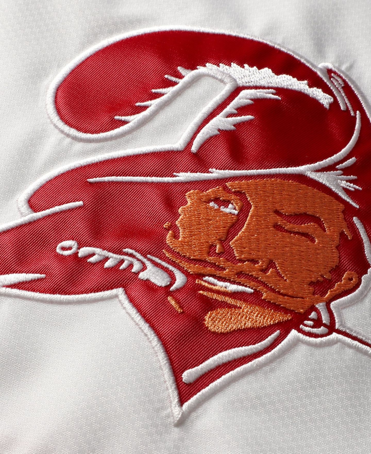 Мужская куртка Mitchell & Ness Red Tampa Bay Buccaneers Head Coach Anorak Quarter-Zip Windbreaker — фото 3