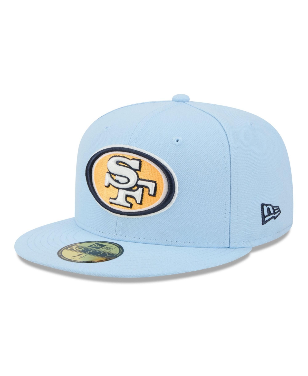 New Era Men's Coastal Blue San Francisco 49ers 59FIFTY Fitted Hat - Coastal Blue