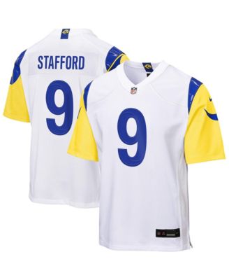 Big Boys and Girls Matthew Stafford White Los Angeles Rams Game Jersey