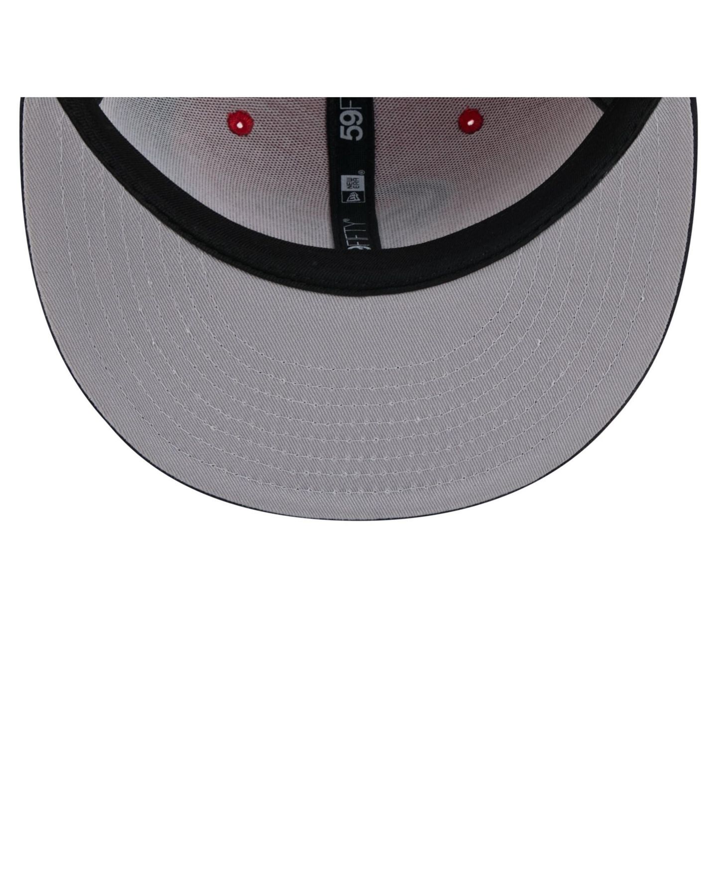 Мужская кепка New Era Red/Navy Houston Texans Shock 59FIFTY Fitted Hat — фото 5