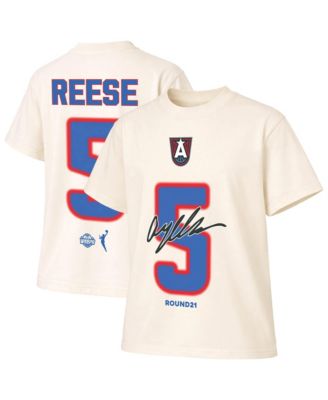 Men's and Women's Angel Reese Cream Atlanta Dream Motion Name & Number T-Shirt