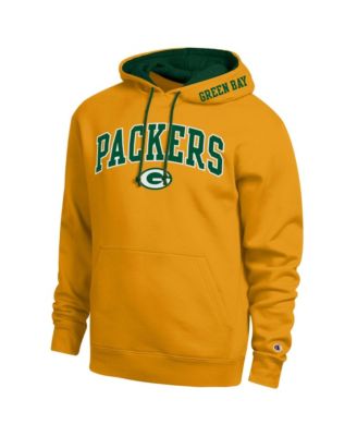 Men's  Gold/Green Green Bay Packers Contrast Hoodie