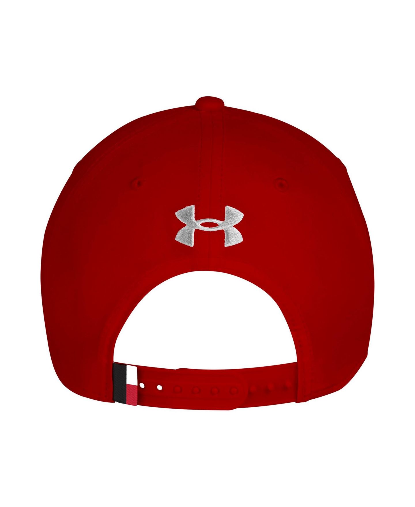 Мужская кепка Under Armour Red Wisconsin Badgers Sideline Drive Rope Adjustable Hat — фото 2