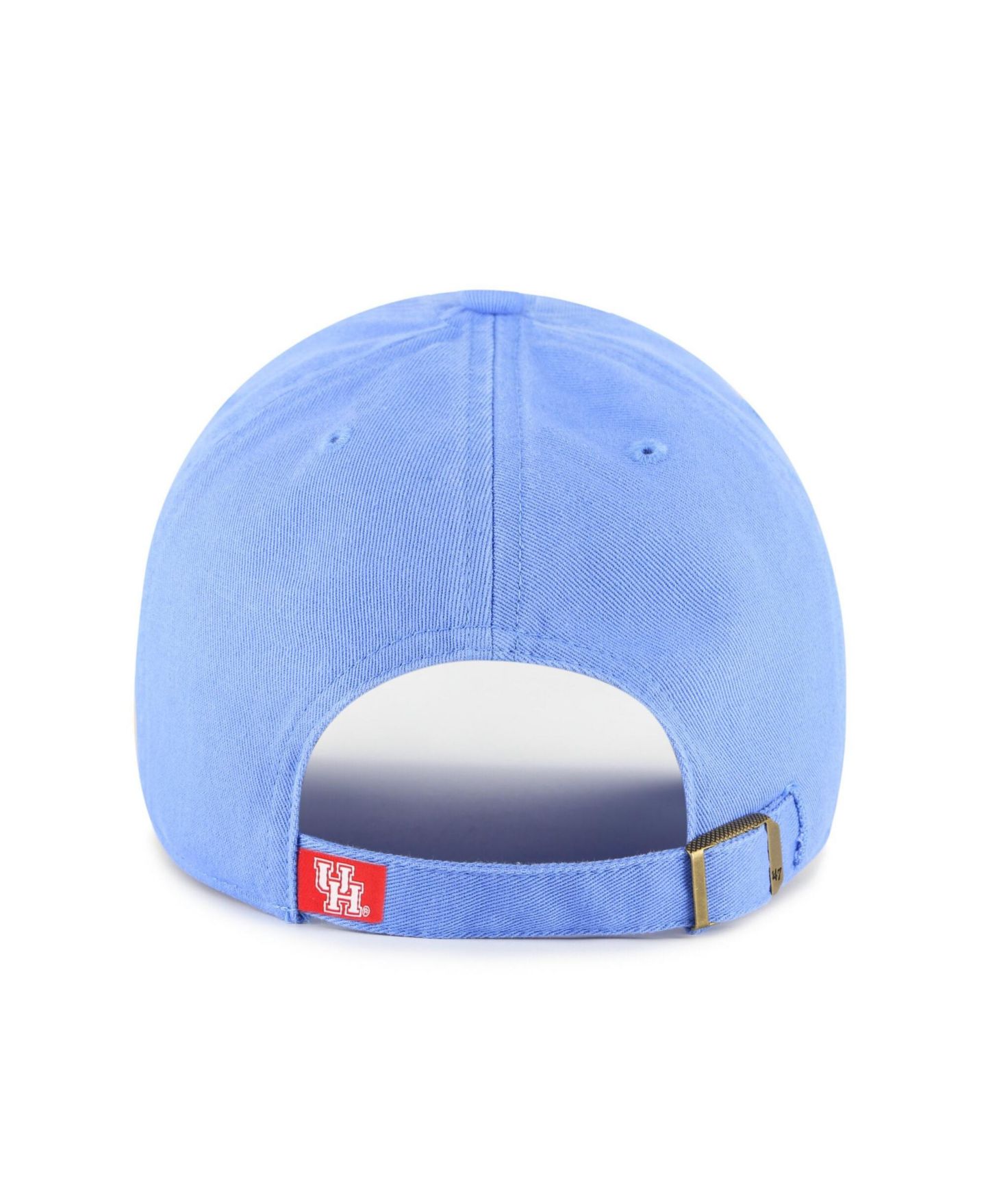 Мужская кепка '47 Brand Light Blue Houston Cougars Script Clean Up Adjustable Hat — фото 2