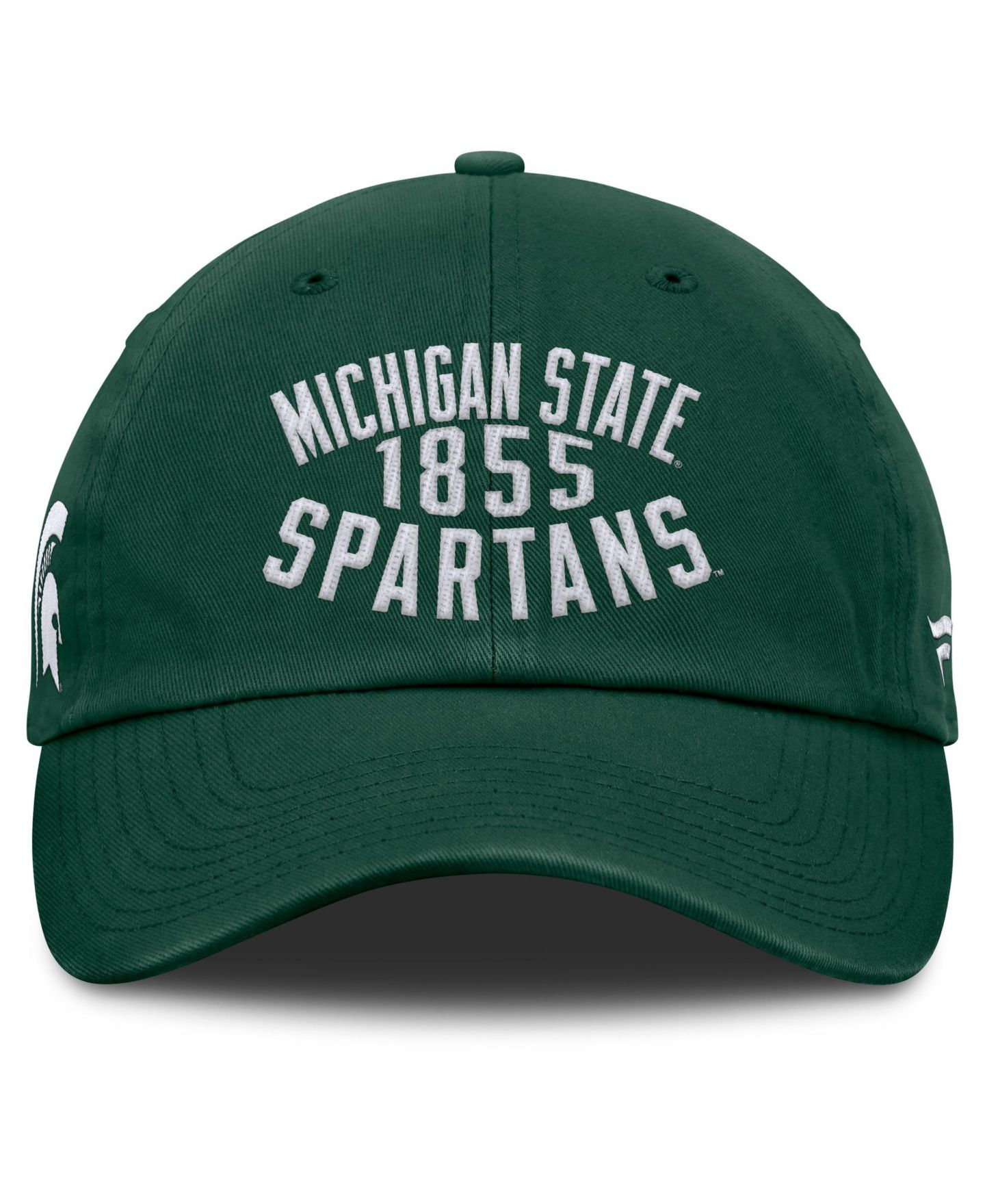 Мужская кепка Fanatics Green Michigan State Spartans Archer Adjustable Hat — фото 2