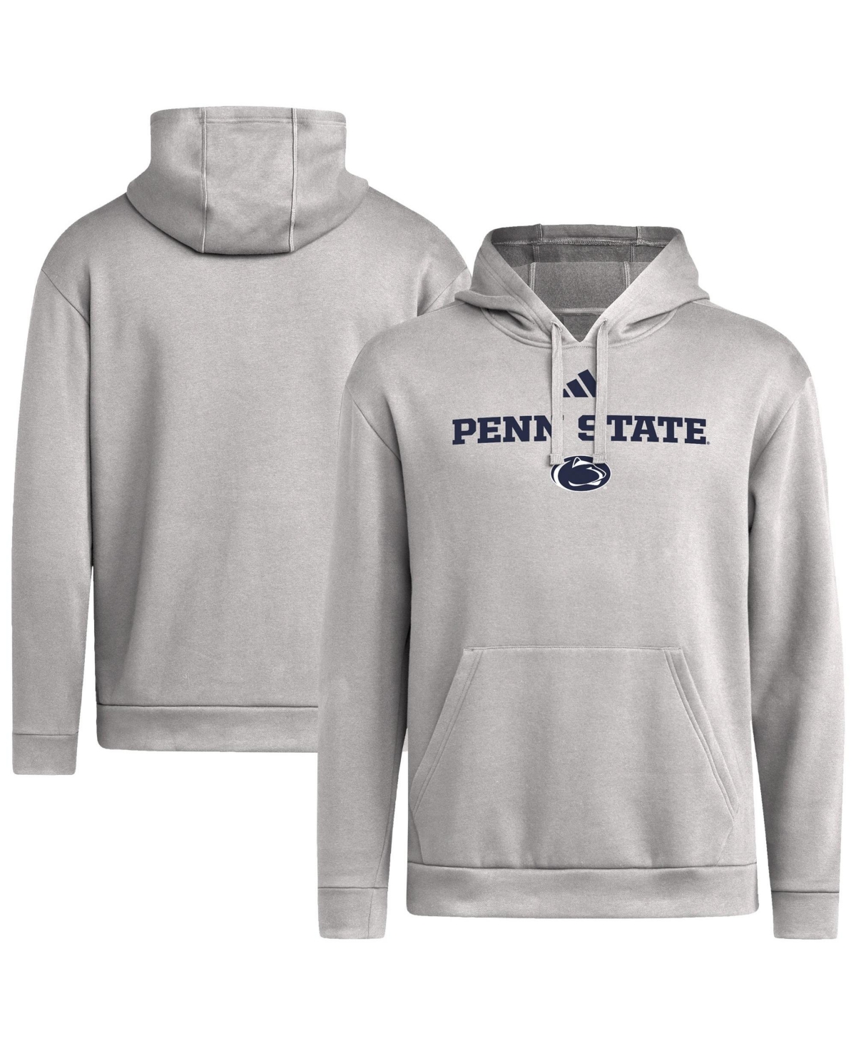 adidas Men's Gray Penn State Nittany Lions Wordmark Hoodie