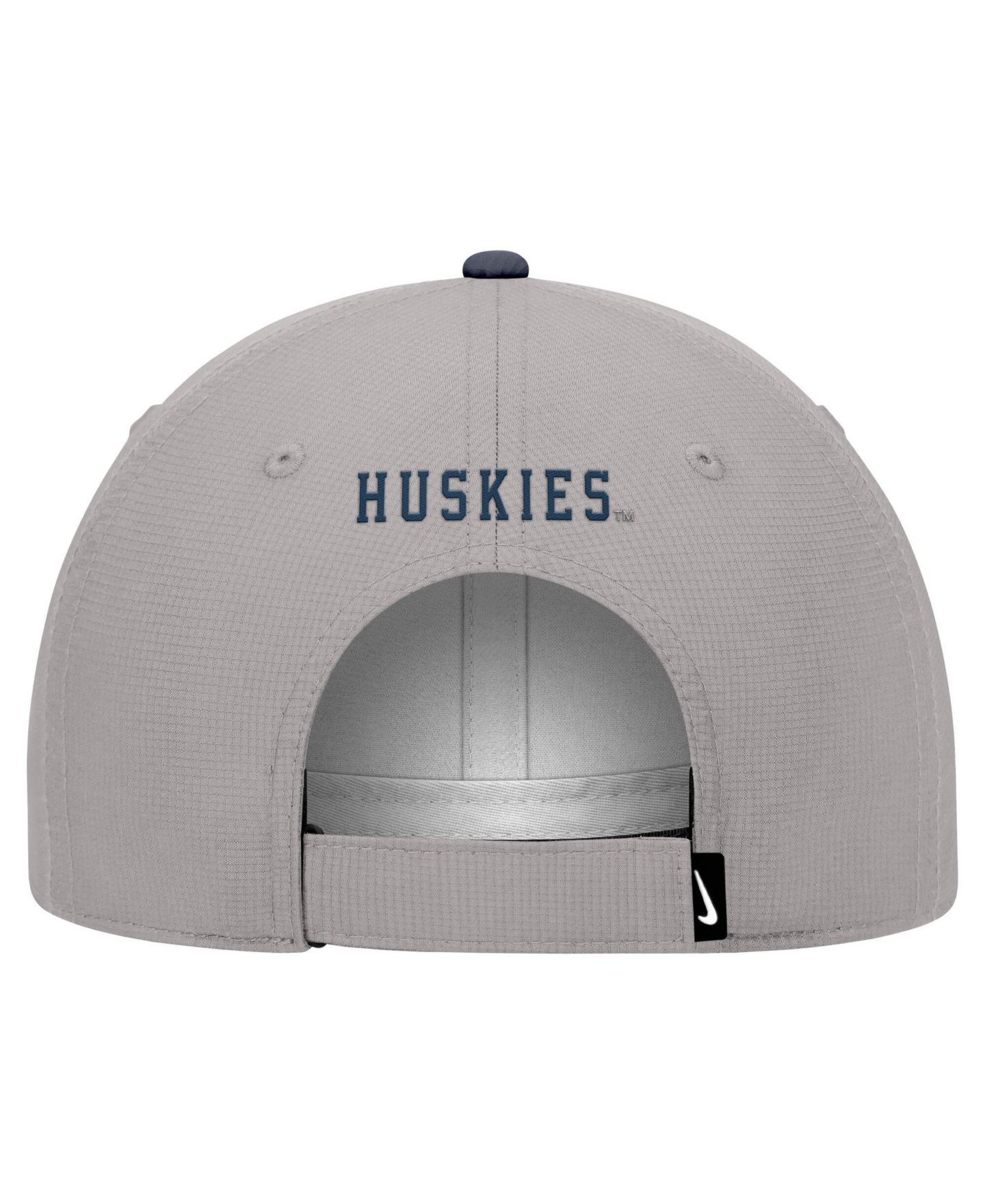 Мужская кепка Nike Gray UConn Huskies Ripstop Dri-FIT Adjustable Hat — фото 2