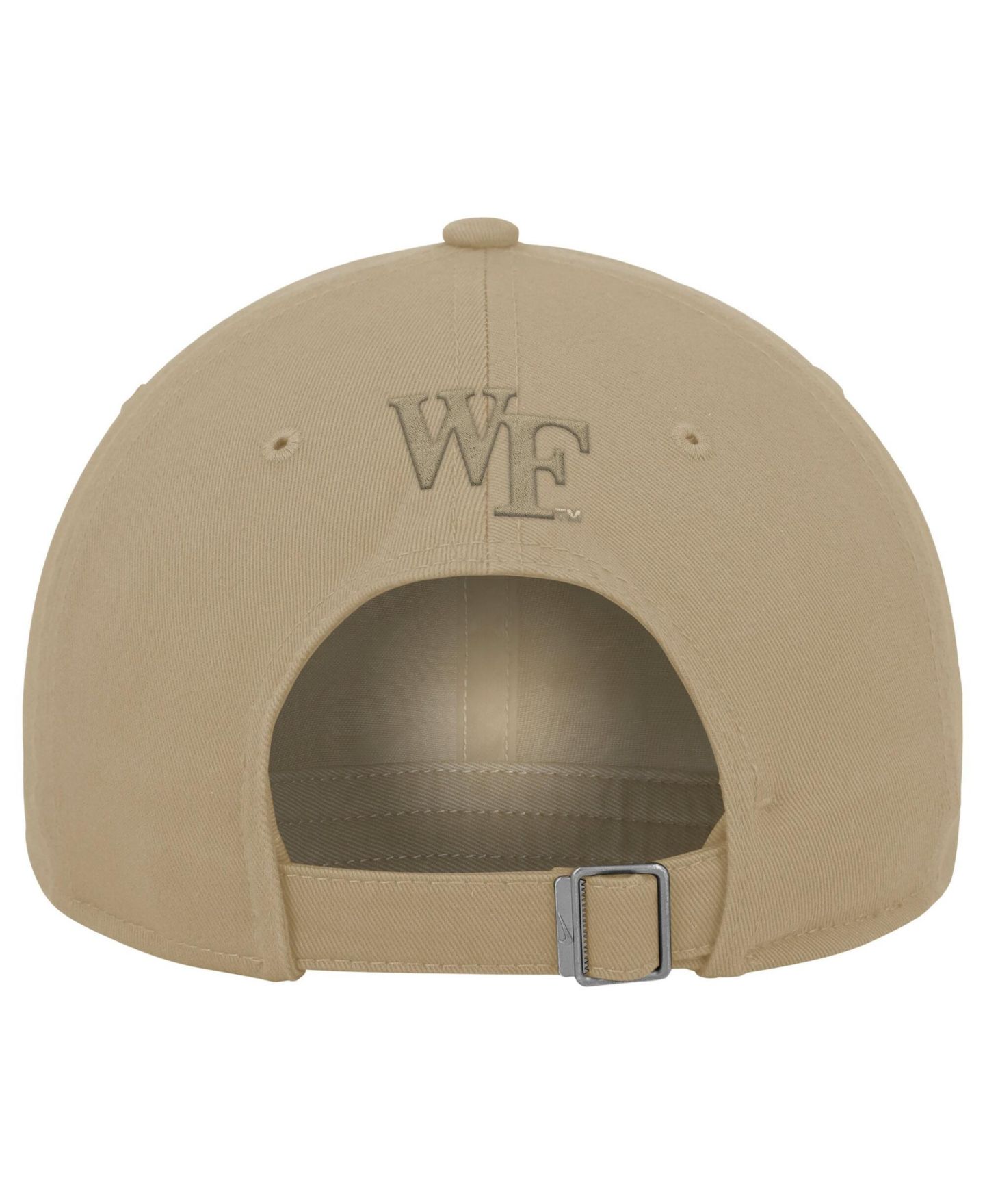 Мужская кепка Nike Beige Wake Forest Demon Deacons Club Adjustable Hat — фото 3