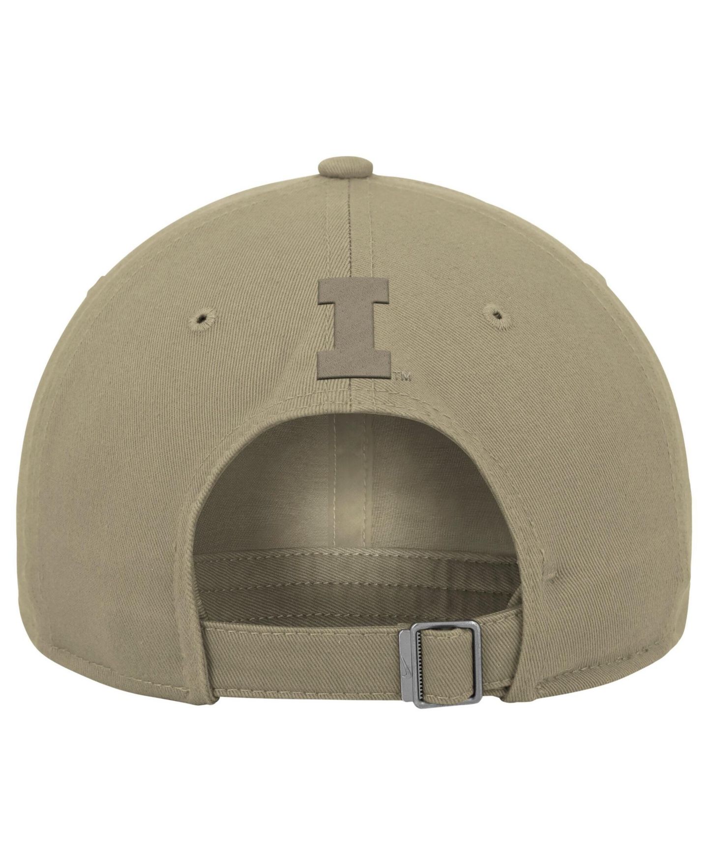 Мужская кепка Nike Beige Illinois Fighting Illini Club Adjustable Hat — фото 3