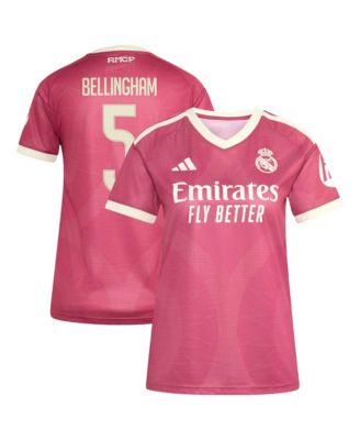 Women's Jude Bellingham Pink Real Madrid 2026/27 Third Replica Jersey