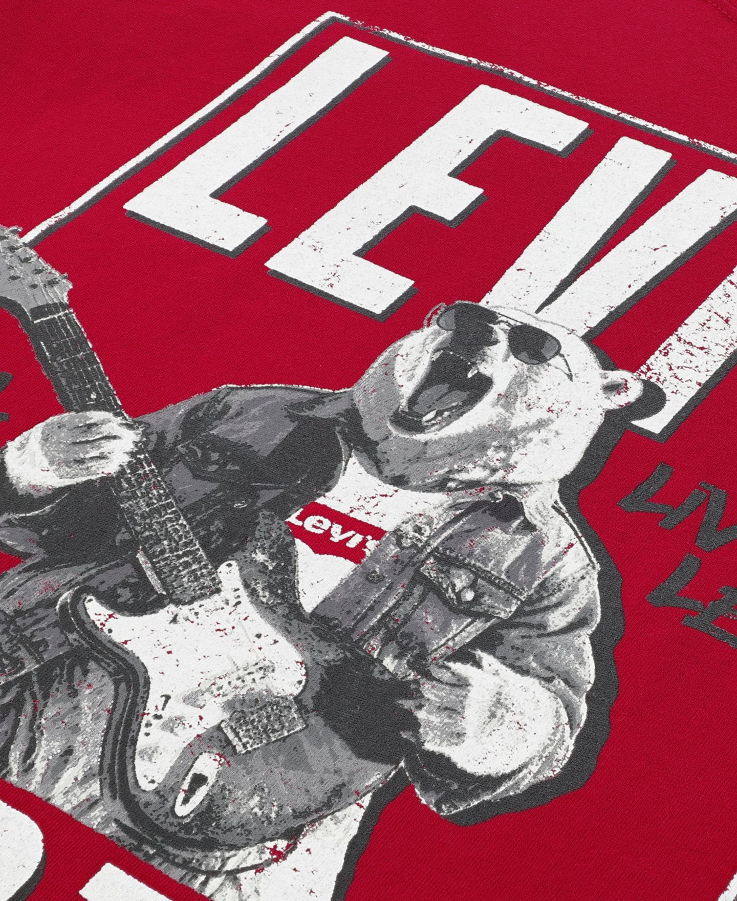 Футболка Levi's Polar Bear Print Graphic для мальчиков, цвет: Emboldened — фото 5