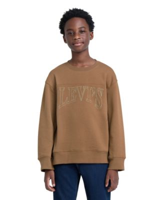 Boys' 8-20 Vintage Collegiate Long-Sleeve Embroidered Crewneck Sweatshirt