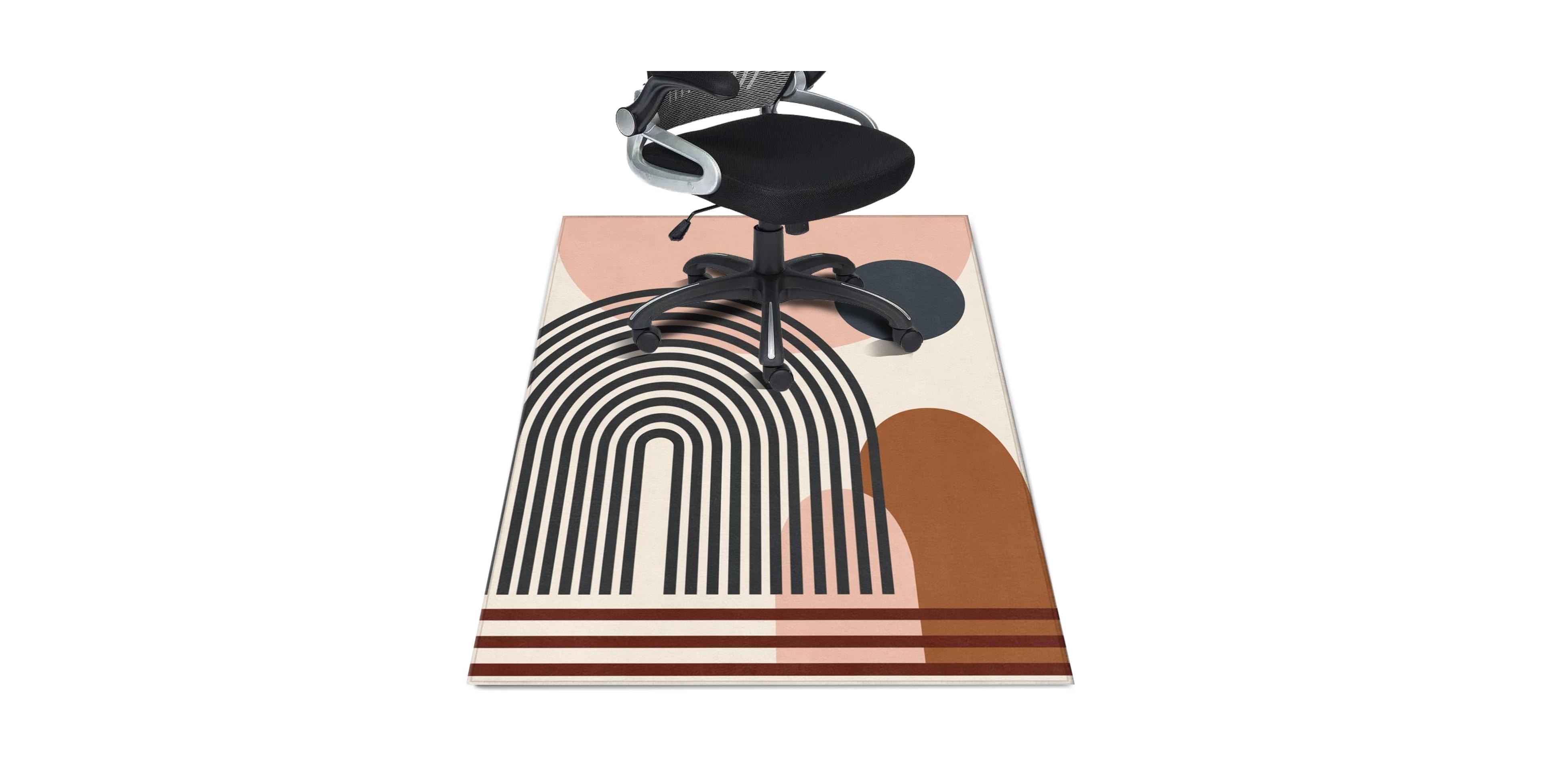 Danrong Heavy Duty Office Chair Mat Non Slip Low Pile Floor Protector For Hardwood Tile