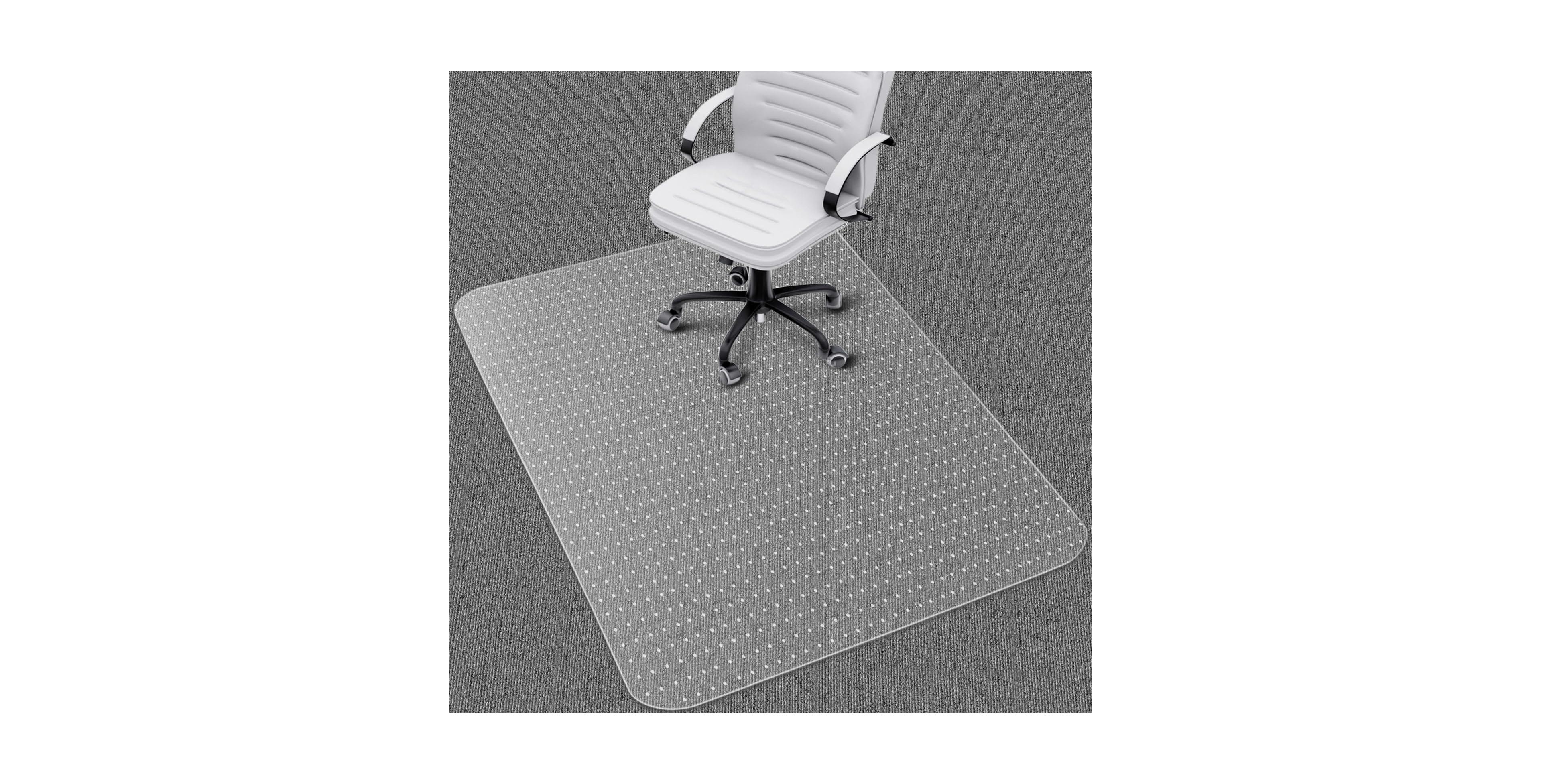 Danrong Office Chair Mat For Carpeted Floors Large Protector Easy Glide Smooth Grip Clear