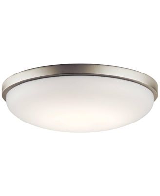 Ceiling Space 17 3/4" Wide Brushed Nickel LED Ceiling Light