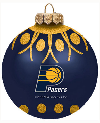 Memory Company Indiana Pacers Glitter Ball Ornament