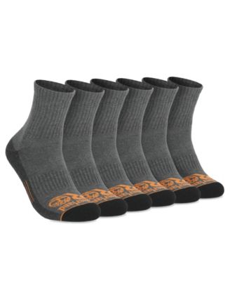 Men's PRO Arch Support Cushioned Quarter Socks, 6-Pack