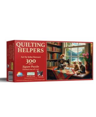 Quilting Helpers 300-Piece Jigsaw Puzzle, Ages 15+