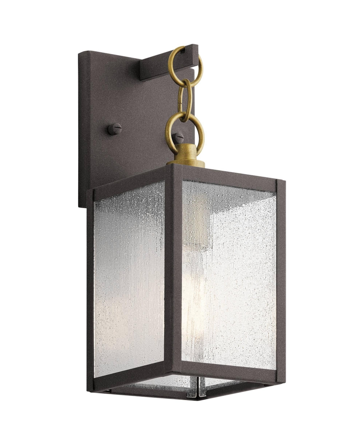 Kichler Lahden 16 3/4"H Weathered Zinc Outdoor Wall Light
