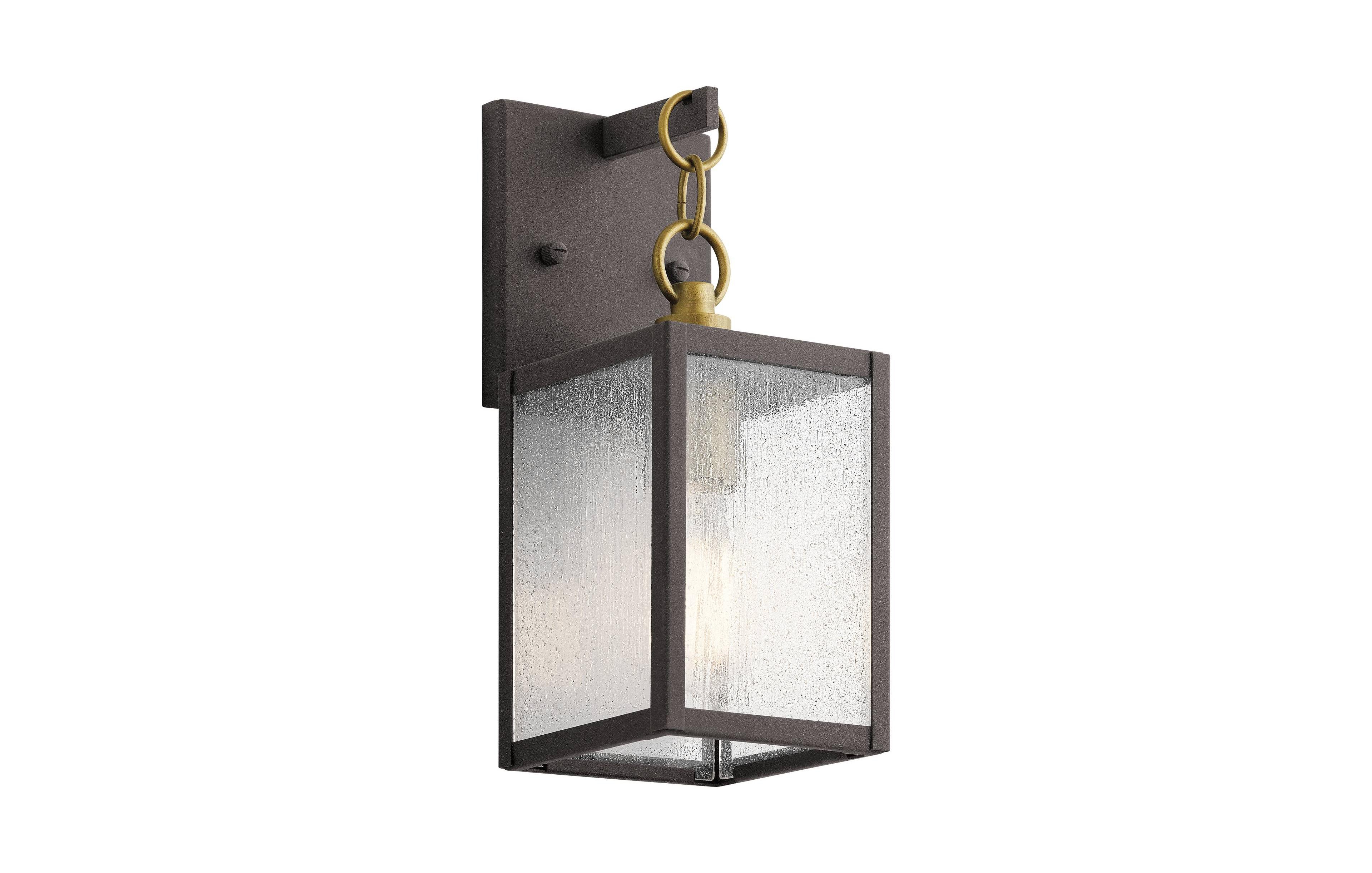 Kichler Lahden 16 3/4"H Weathered Zinc Outdoor Wall Light