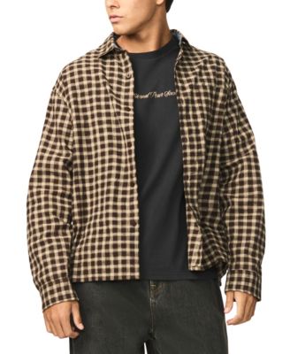 Men's Shogo Plaid Long-Sleeve Shirt