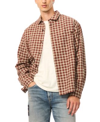 Men's Shogo Plaid Long-Sleeve Shirt