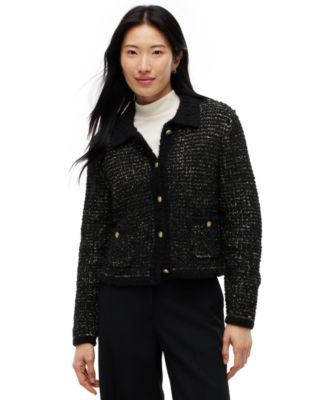 Women's Textured Stitch Work Jacket