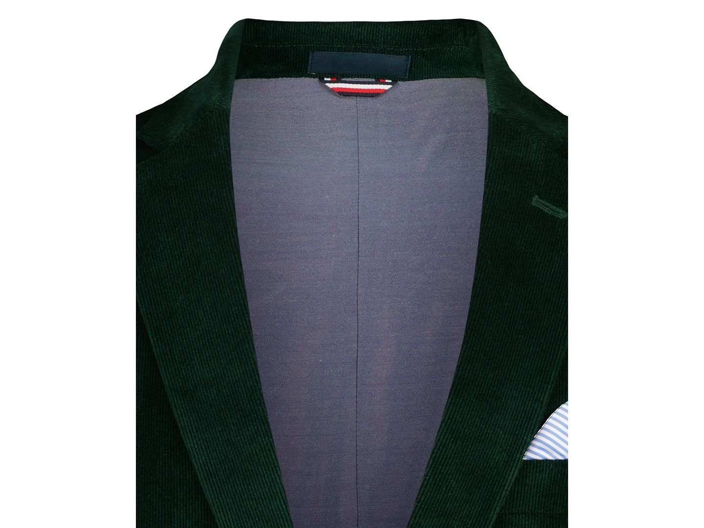Пиджак Tommy Hilfiger Corded Velvet Classic-Fit Notch-Lapel Sport Coat для мальчиков, цвет: Зелёный — фото 3