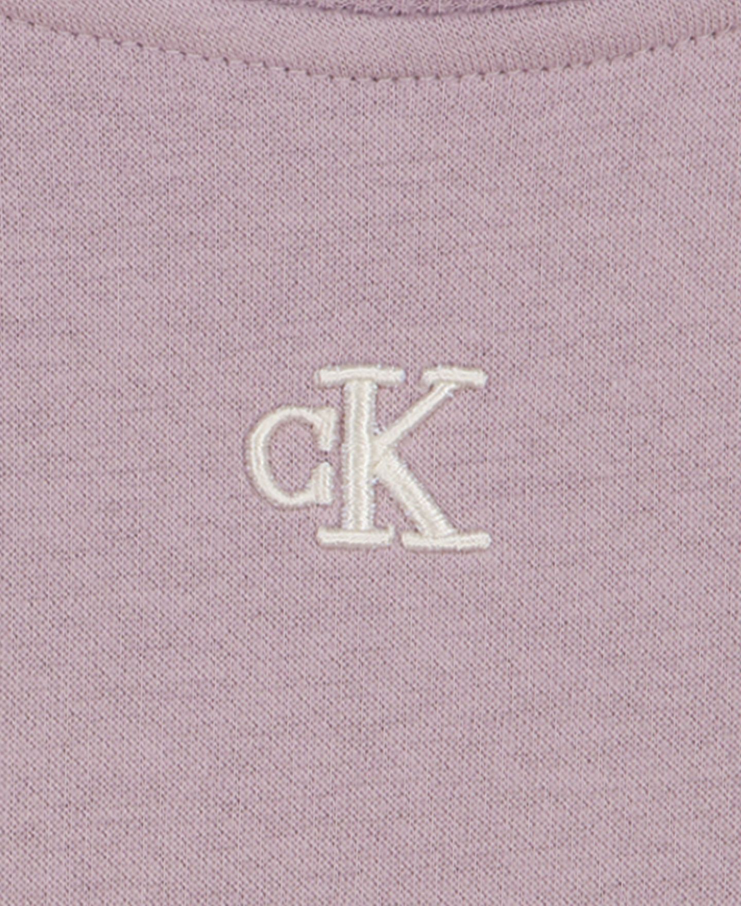 Calvin Klein Toddler and Girls' 2T-6X Long-Sleeve Sweatshirt and Wide-Leg Pants, 2-Piece Set, цвет: Nirvana — фото 9