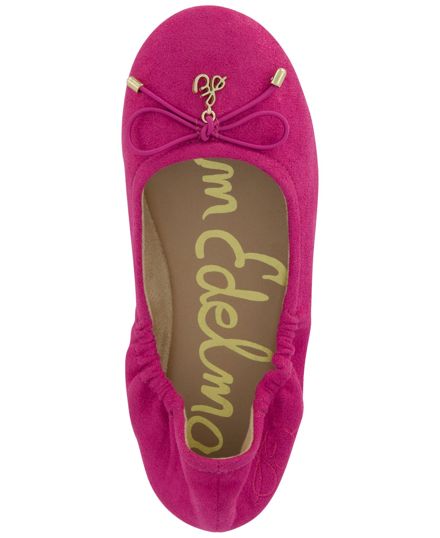 Детские балетки Sam Edelman Felicia Flex с бантом, цвет: Ягодный — фото 4