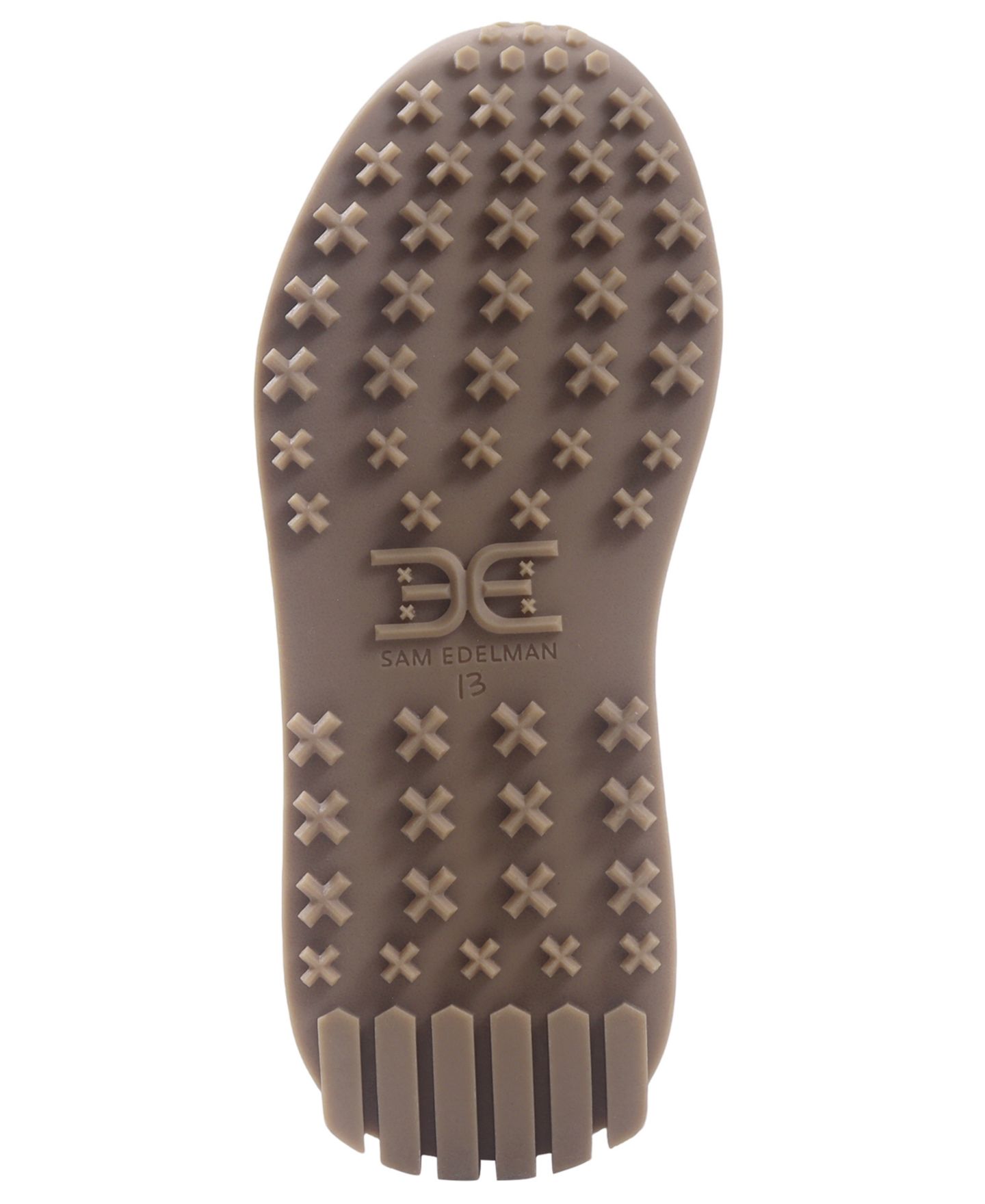 Детские кроссовки Sam Edelman Lenny Stones Rhinestone-Embellished Mesh Low-Top, цвет: Песочный / Белый — фото 5