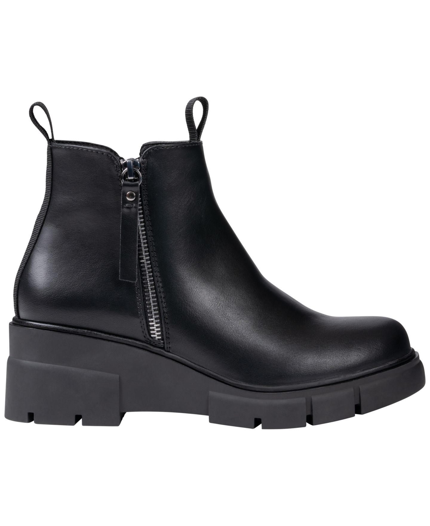 Женские ботинки GC Shoes Tamara Lug Sole Wedge Booties, цвет: Чёрный — фото 2