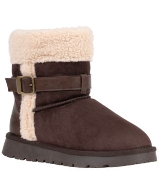Women's Derham Side Buckle Cozy Booties