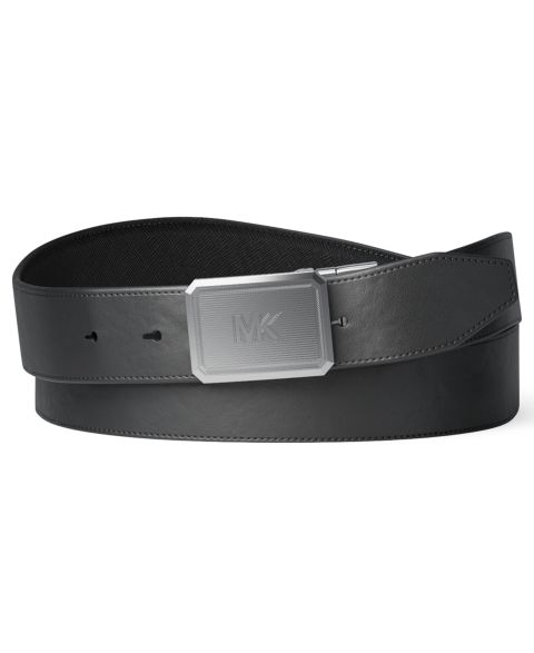 Мужской ремень Michael Kors Reversible Leather Belt, цвет: Чёрный