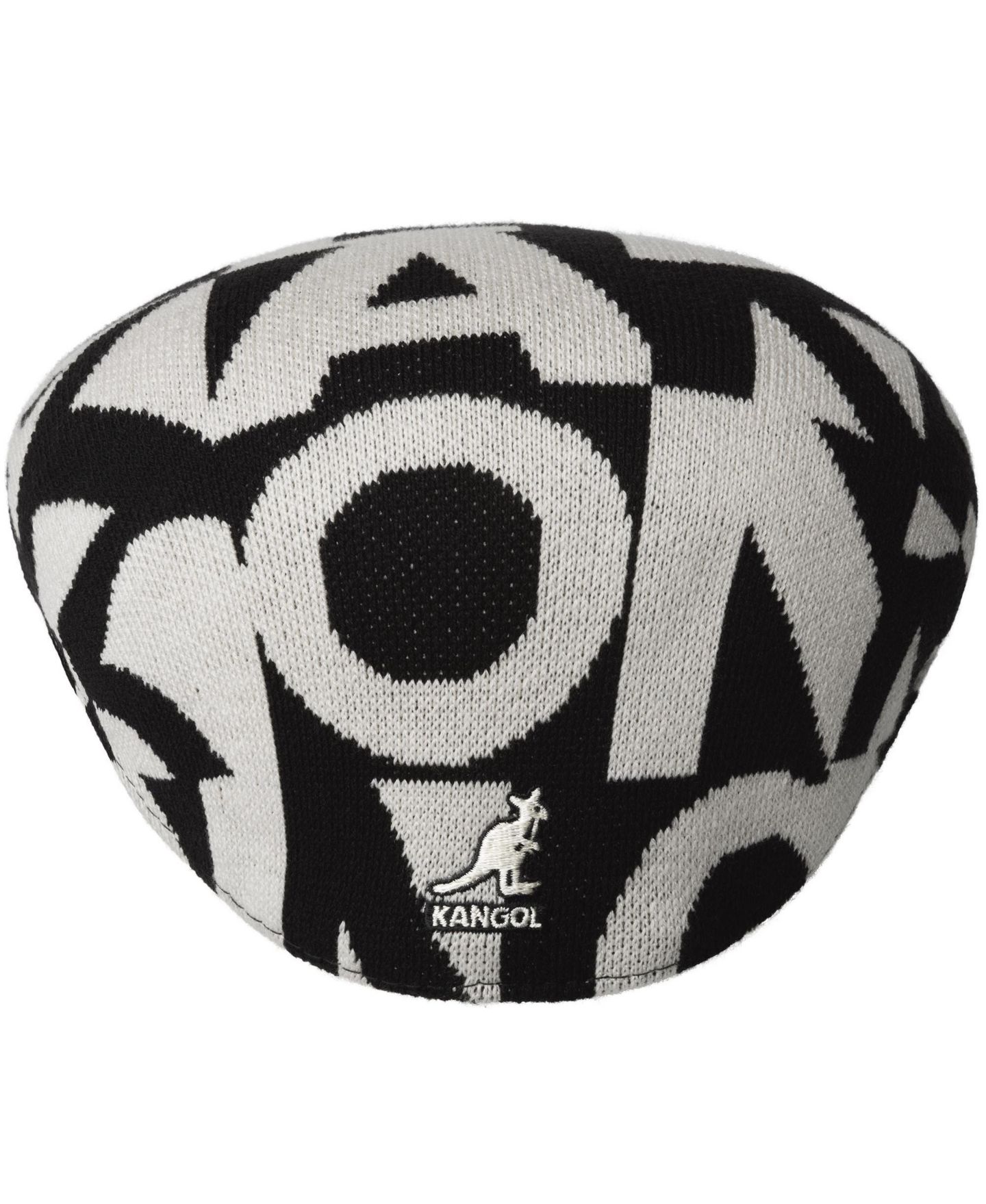 Мужская кепка Kangol Superfan 504 Newsboy Flat, цвет: Чёрный — фото 2