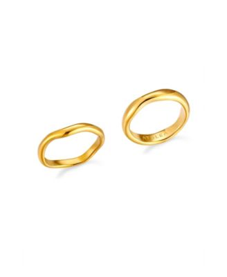 Gemini Stackable Rings, 2-Piece Set