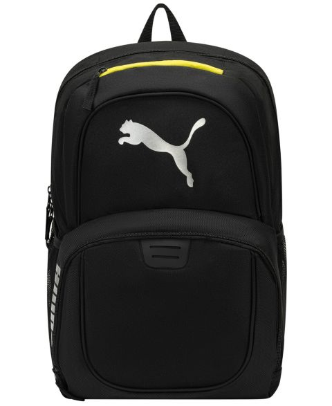 Рюкзак PUMA Classic Core Laptop Travel, цвет: Чёрный / Зелёный