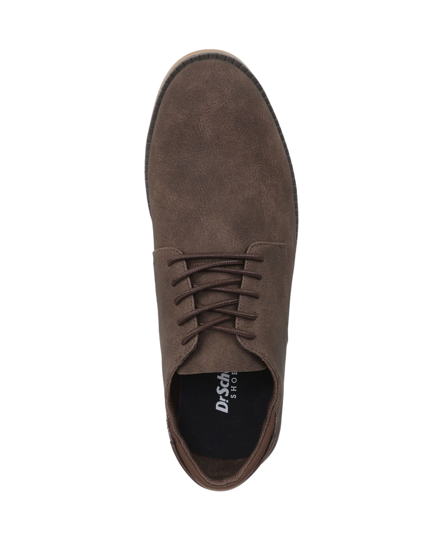 Dr. Scholl's Men's Sync Flex Faux Leather Oxfords, цвет: Коричневая искусственная кожа — фото 4