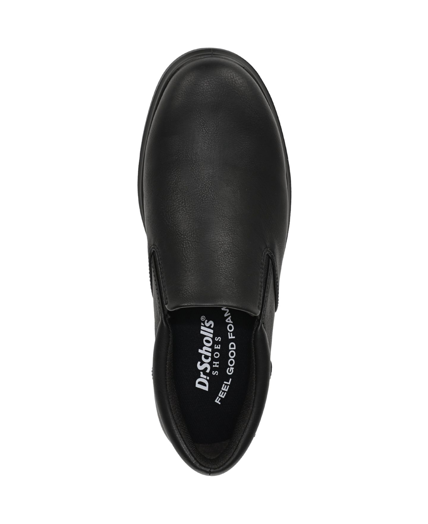 Мужские кроссовки Dr. Scholl's City Cloud Slip-On Low-Top Faux Leather, цвет: Чёрный / Чёрная искусственная кожа — фото 4