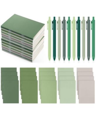 Notebooks And Ballpoint Pens Bulk Set For School Office Gifts Writing Supplies