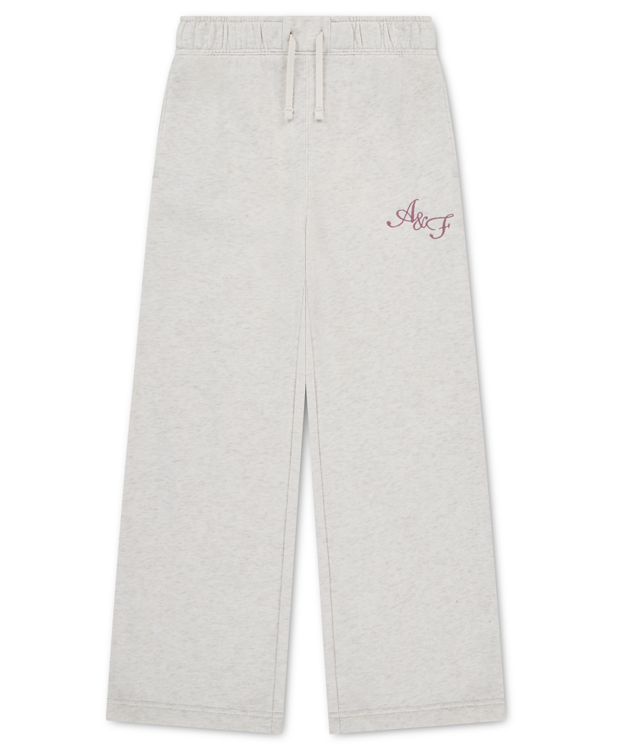 abercrombie kids Girls' 5-16 Logo Wide Leg Sweatpants