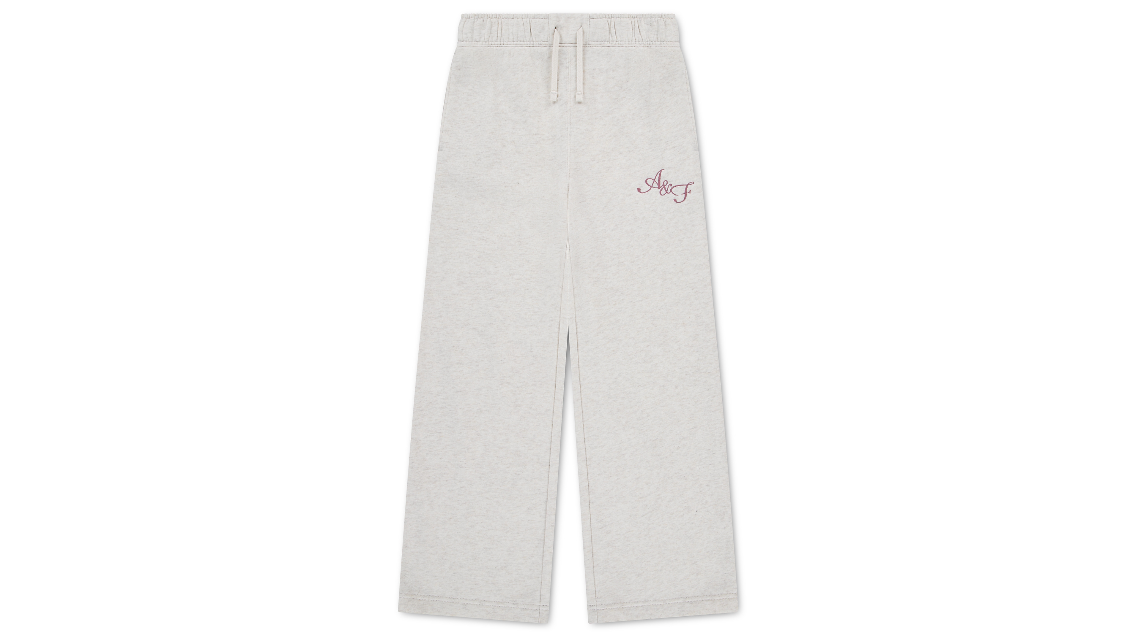 abercrombie kids Girls' 5-16 Logo Wide Leg Sweatpants