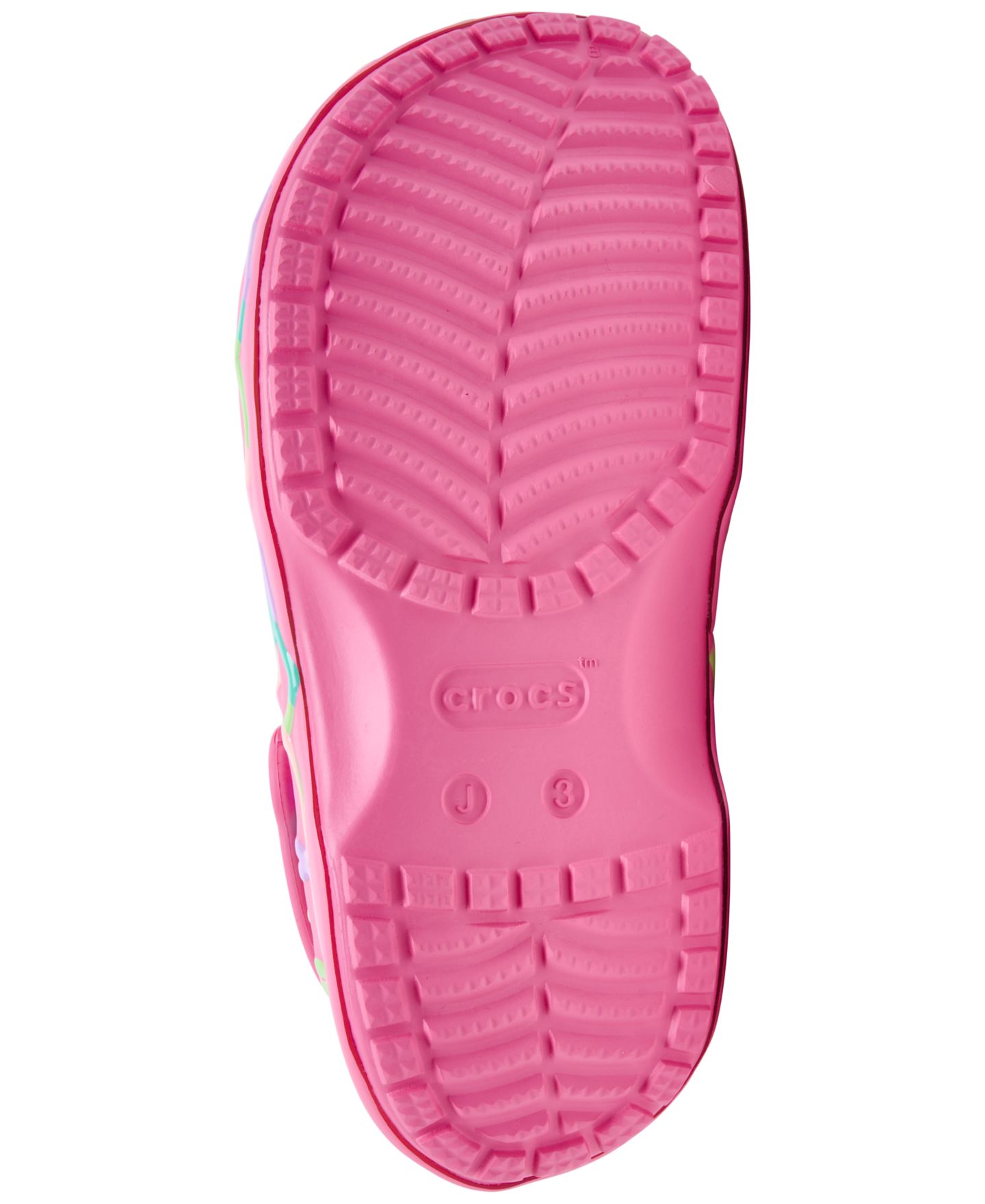 Сабо Crocs Heart Lights Light-Up Clogs from Finish Line для девочек, цвет: Розовый — фото 6